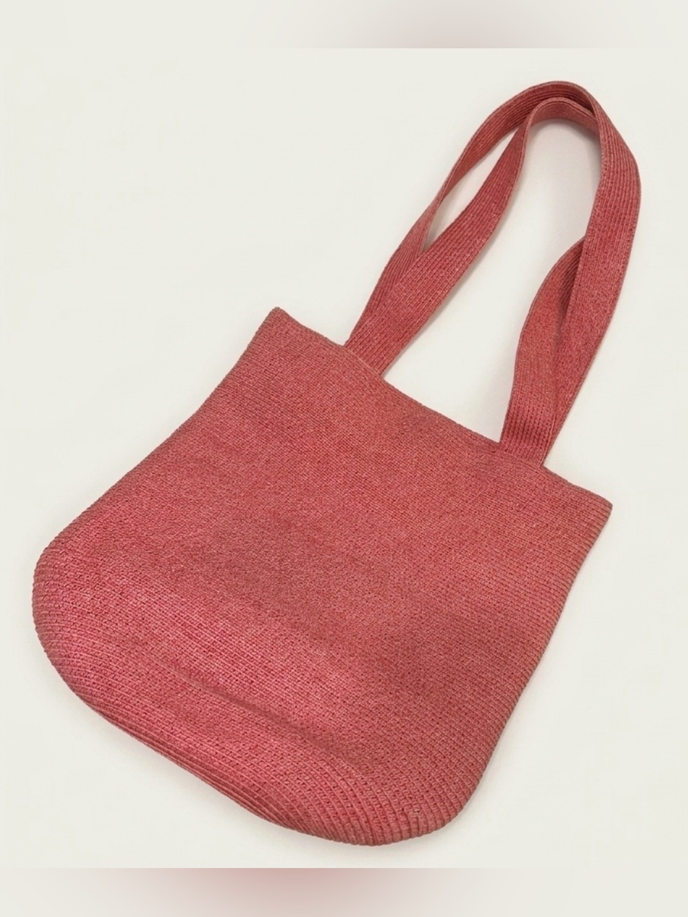 San Diego Hat Co Pink Woven Straw Shoulder Tote Bag Summer Beach Purse - Picture 2 of 8